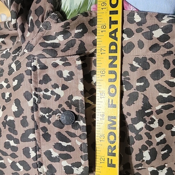 ๐๐HP๐ New Rails Steffi Mountain Leopard Jacket Linen Lyocell - Picture 7 of 7